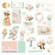 PRIMA Ephemera - Peach Tea 29pc set2 997557